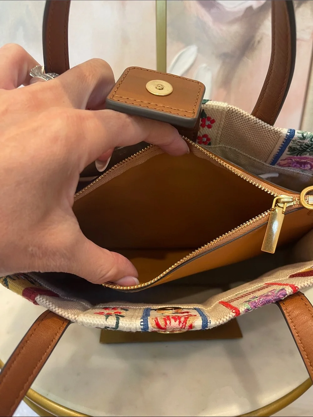 NWOT Tote Bag Walker Webbing Satchel